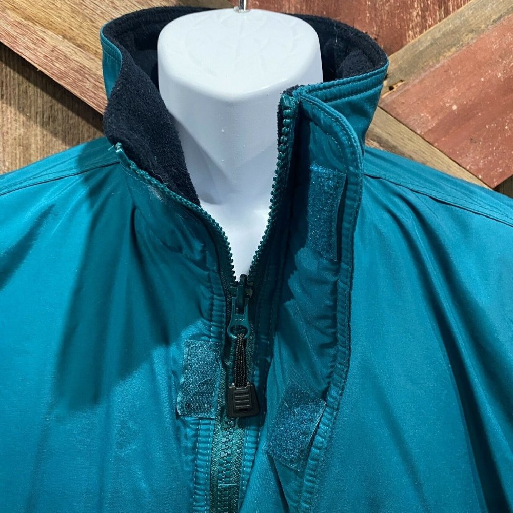 Vintage WearGuard Insulated Tear Resistant Style 1926 Vest Mens Large Teal Green - Picture 3 of 12